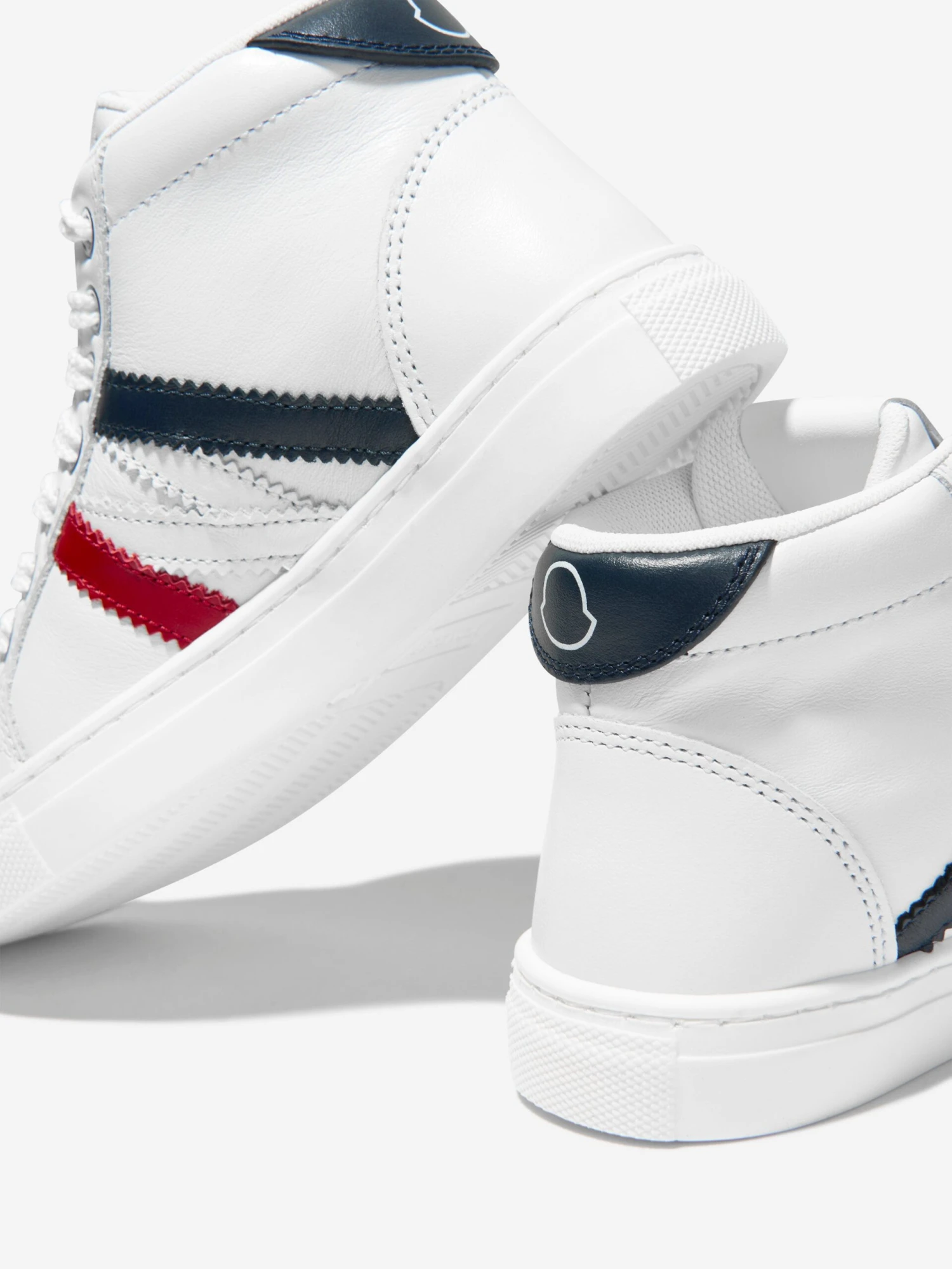 Kids Leather Monaco High Top Trainers - Image 3