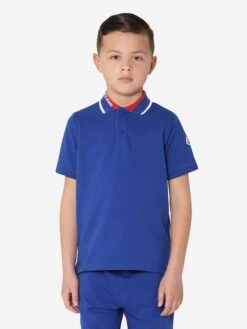 Boys Polo Shirt In Blue