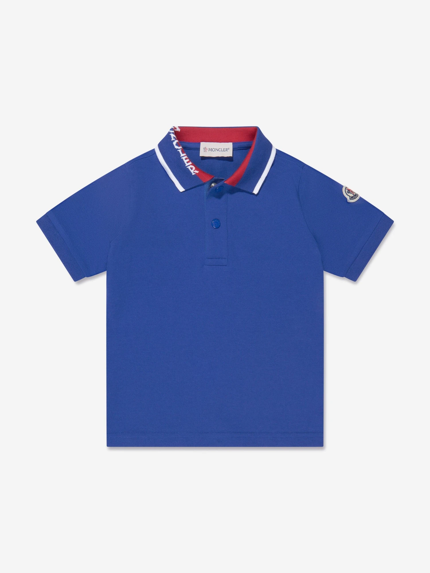 Boys Polo Shirt In Blue - Image 2