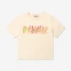 Girls Logo T-Shirt In Cream
