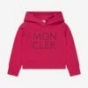 Girls Logo Hoodie In Pink