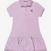 Girls Polo Dress In Lilac