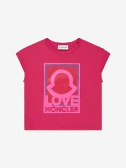 Girls Logo Graphic T-Shirt In Pink