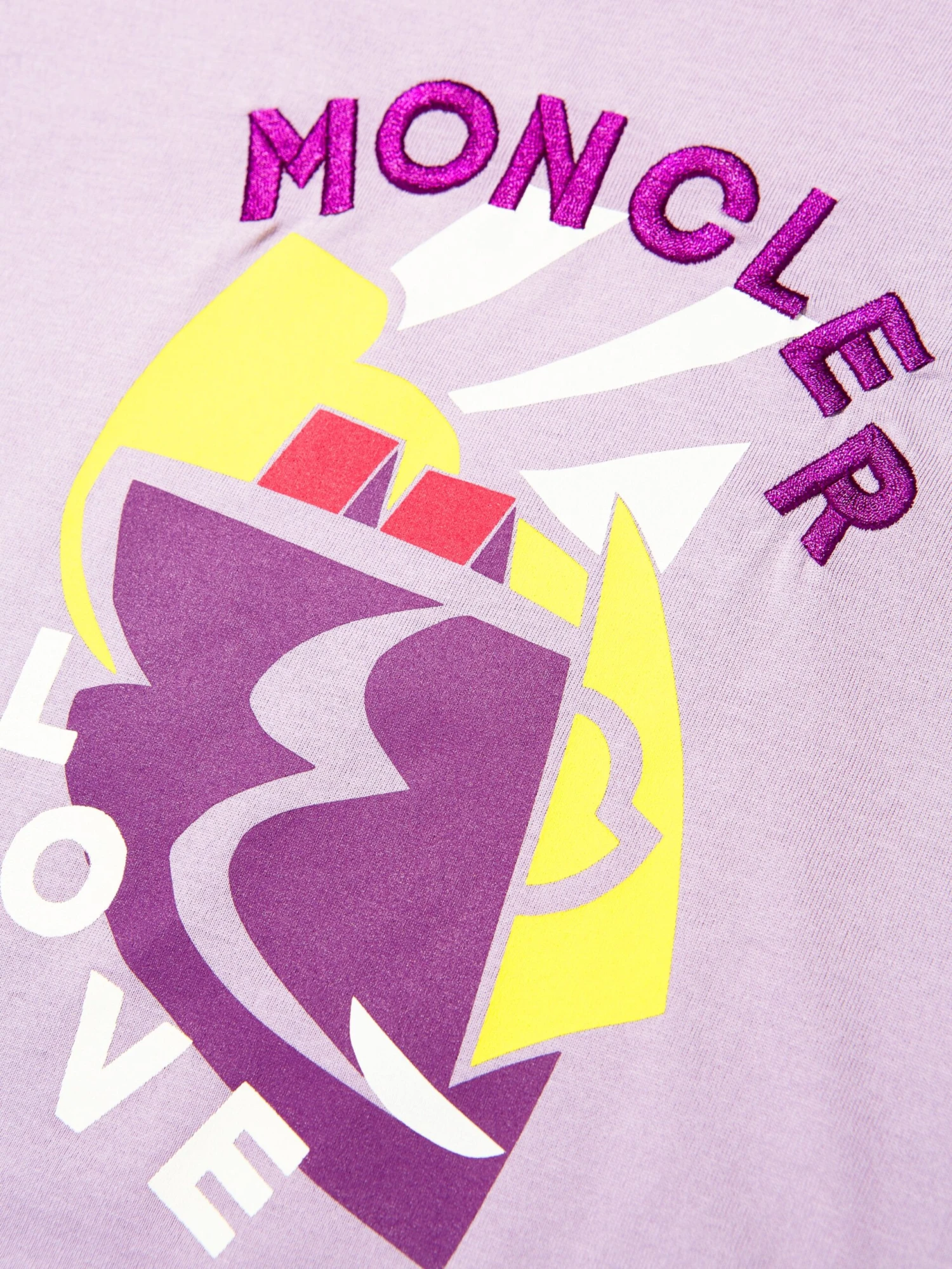 Girls Logo Graphic T-Shirt In Lilac - Image 3